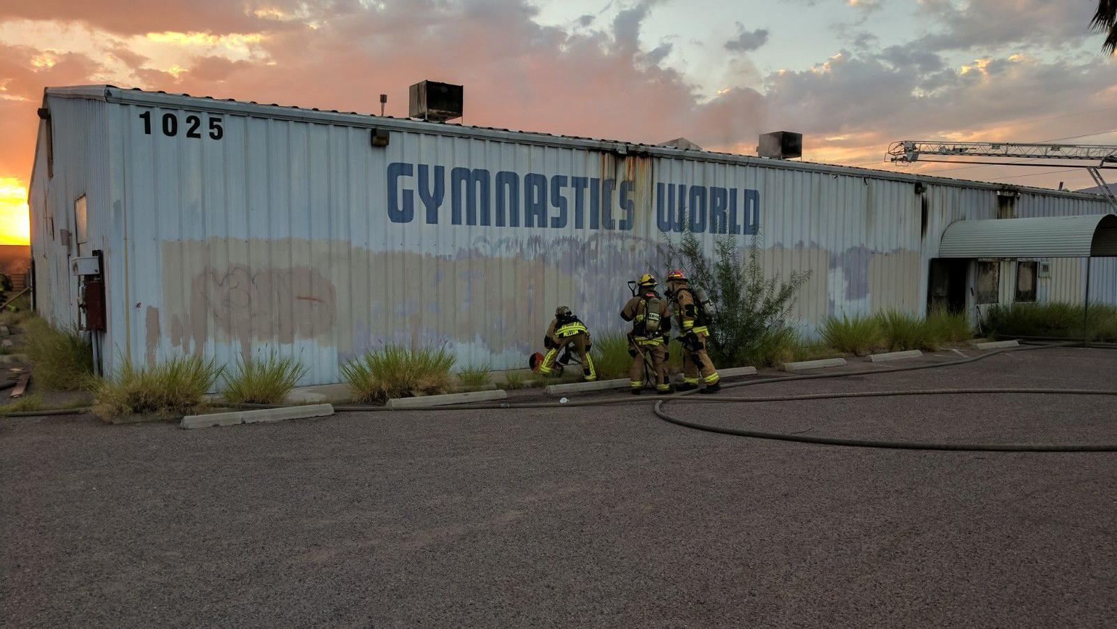 Tucson firefighters knock down blaze in storage building on the east side